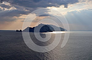 Massa Lubrense - Isola di Capri da Via Minerva