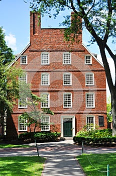 Massachusetts Hall in Harvard Yard