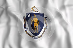 Massachusetts State flag
