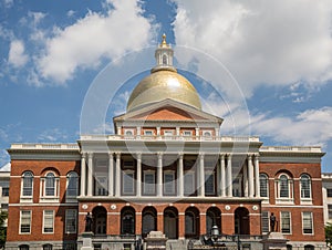 Massachusetts State House on Boston Freedom Trail