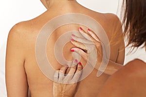 Massage of back