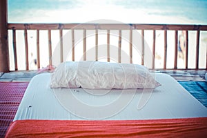 Massage bed by the beach