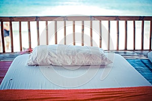 Massage bed by the beach