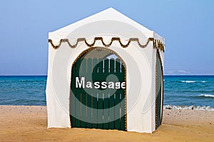 Massage cabana photo
