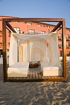 Massage Cabana on Beach photo