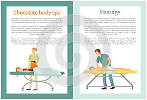 Massage and Chocolate Body Spa Procedures Masseur