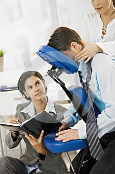 Massage in office