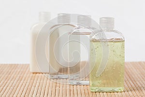 Massage oil bottles
