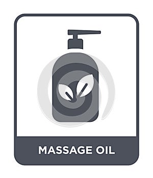 massage oil icon in trendy design style. massage oil icon isolated on white background. massage oil vector icon simple and modern