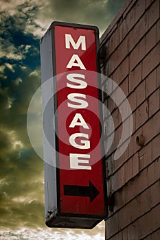 Massage Parlor Sign photo