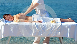 massage by the sea photo