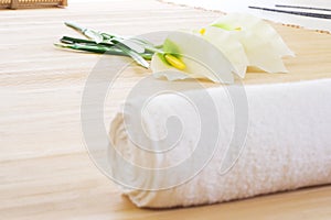 Massage setup detail ready