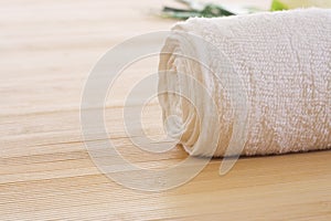 Massage setup detail ready