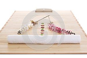 Massage setup detail ready