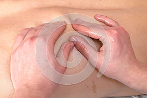 Massage therapy relaxation spa hands