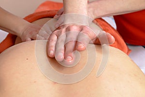 Massage therapy relaxation spa hands