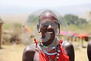 Massai man pierced ear