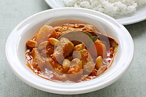Massaman curry, thai food photo
