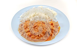 Massaman curry tuna photo