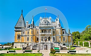 Massandra Palace, a major tourist attraction in Crimea