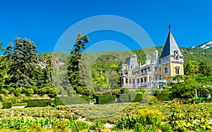 Massandra Palace, a major tourist attraction in Crimea