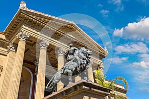 Massimo theatre in Palermo