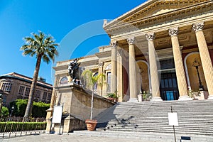 Massimo theatre in Palermo