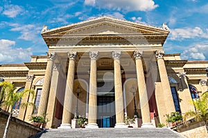 Massimo theatre in Palermo