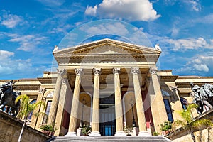 Massimo theatre in Palermo