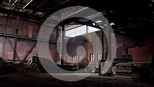 Massive Abandoned Factory Warehouse Decay Interior