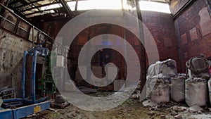 Massive Abandoned Factory Warehouse Industrial Decay