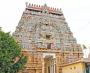 Massive ancient temple complex chidambaram tamil nadu india