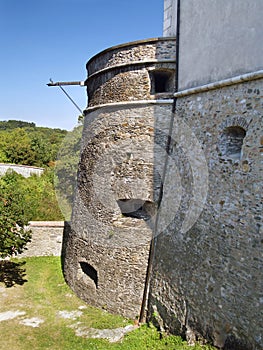 Massive bastion at Cerveny Kamen Castle