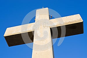 Massive cross on Filerimos Hill, Rhodes, Greece