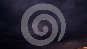 Massive dark rain storm clouds backdrop for weather forecast - abstract 3D rendering