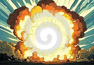 AI-Generated Comic Book Explosion