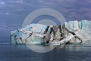 Massive Iceberg floating in Arctic Ocean