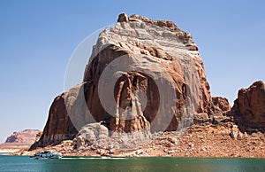 Massive Lake Powell Cliffs and Mittens