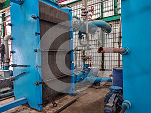 massive plate heat exchanger