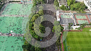 Massive protests in hong kong