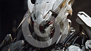 Scary Realistic 4k Barbatos Robot With Vray Tracing photo