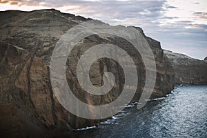 Massive rock formation