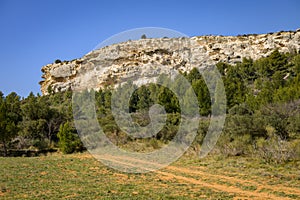 Massive rock formation near Les Baux de Provence