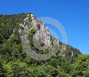 Massive rocks at Kraloviansky meander, Slovakia