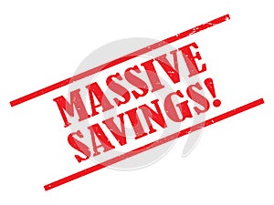 Massive savings illustration