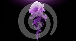 Massive smoke explosion cloud dramatic abstract background