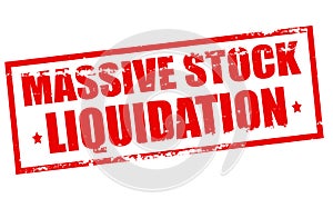 Massive stock liquidation