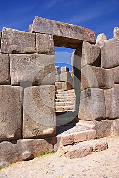 Massive stone gateway