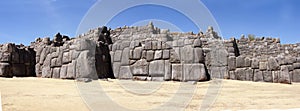 Massive stones in Inca fortress walls