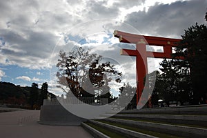 Massive tori gate kyoto